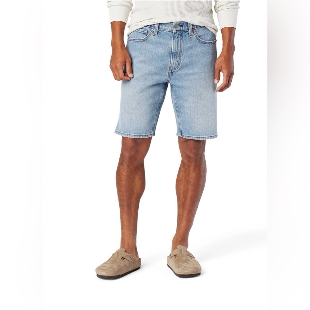 Levi Strauss Signature Men's Light Blue Denim Shorts
